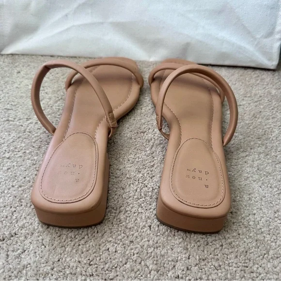 a new day Tan Strappy Sandals - Picture 2 of 7